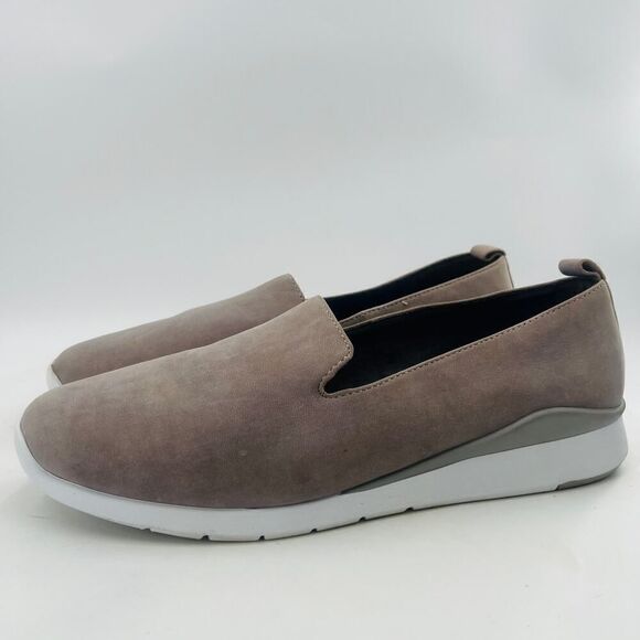 Me Too Gage Comfort Slip On Frost Grey Nubuck Leather Sneakers Size 11M - Picture 7 of 15